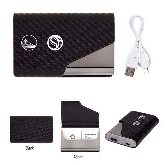 2-In-1 Zeus Power Bank With Card Holder